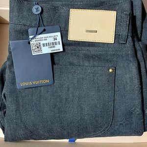 LOUIS VUITTON MONOGRAM DENIM PANTS - 1A8X7Z